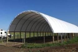30'Wx60'Lx15'H arch storage tent